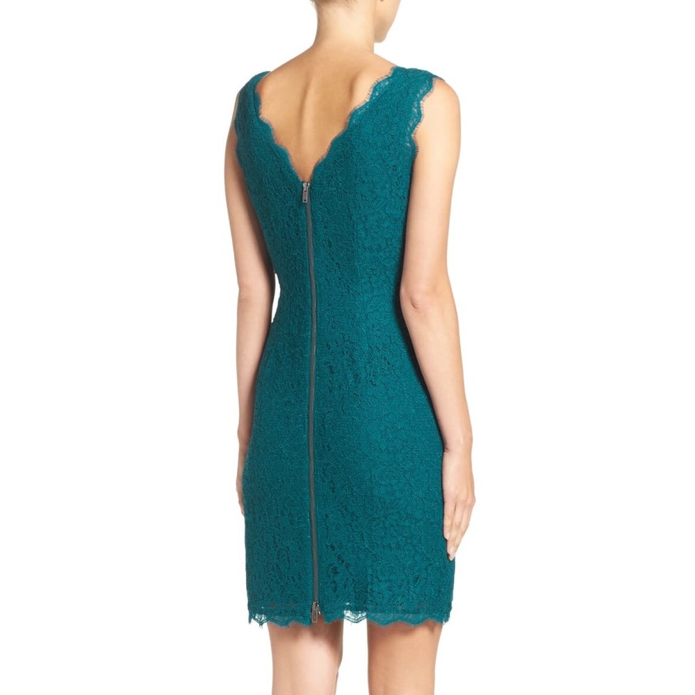 Teal Lace Dress